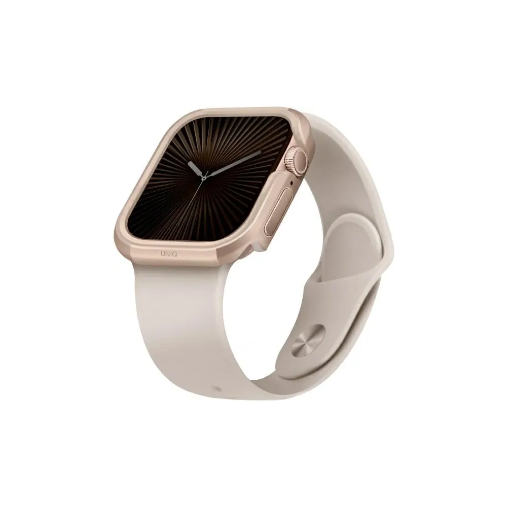 Etui UNIQ Valencia Apple Watch Series 46mm złoty/gold