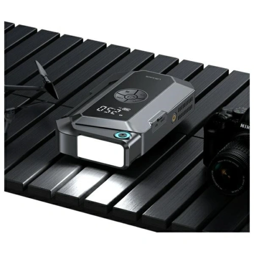 Buy USAMS ZB287 8000mAh Powerbank Jumpstarter + built-in flashlight black - USA1213 - {ean13} - Home Screen Store Europe
