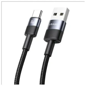 Kup Kabel USAMS US-SJ718 USB-A / USB-C 3A 1.2m datový kabel ze série SY z hliníkové slitiny - USA1214 - {ean13} - Sklep Home Screen