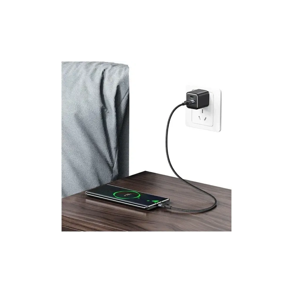 Kabel USAMS US-SJ718 USB-A / USB-C 3A 1.2m Aluminum Alloy Data Cable SY Series