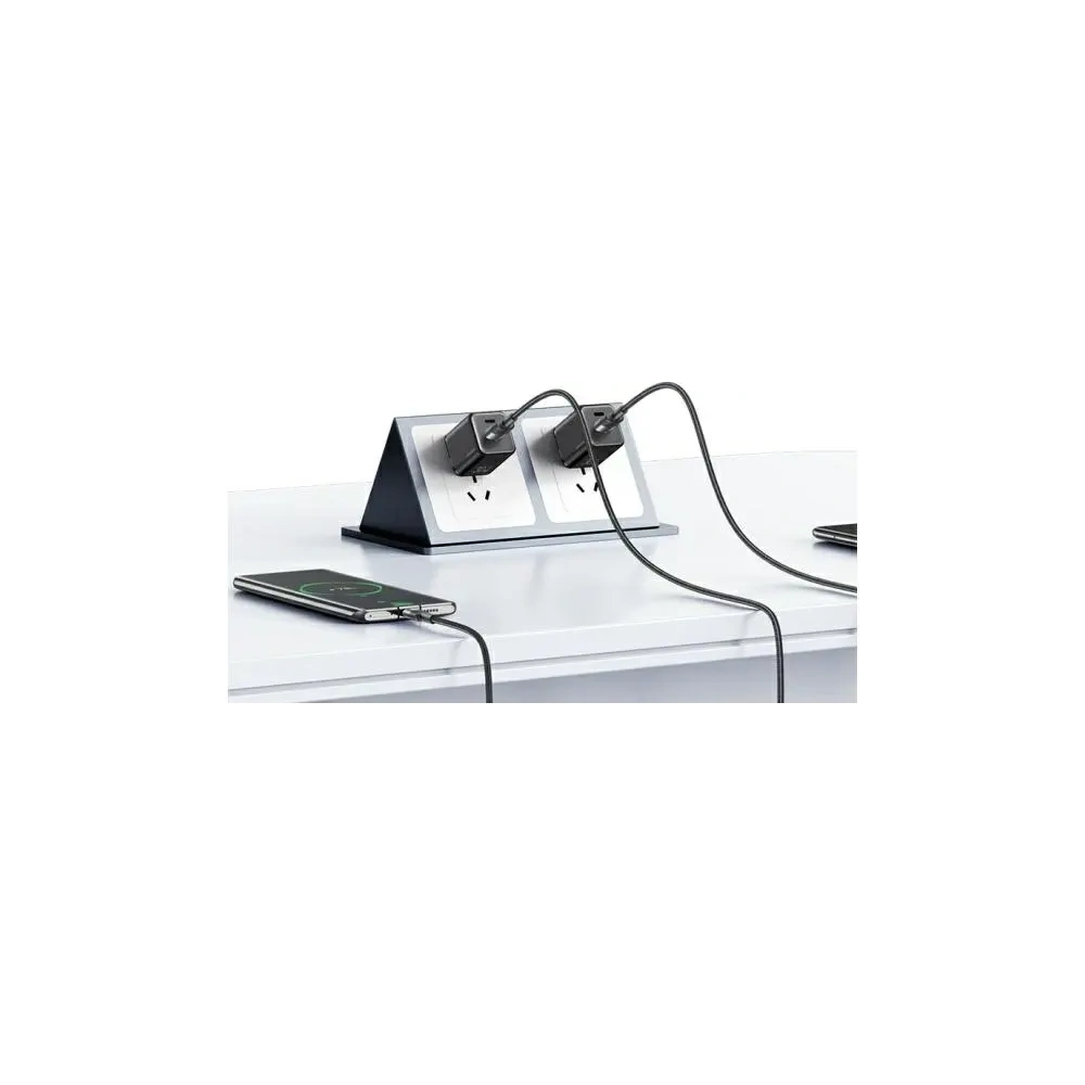 Kabel USAMS US-SJ718 USB-A / USB-C 3A 1.2m Aluminum Alloy Data Cable SY Series