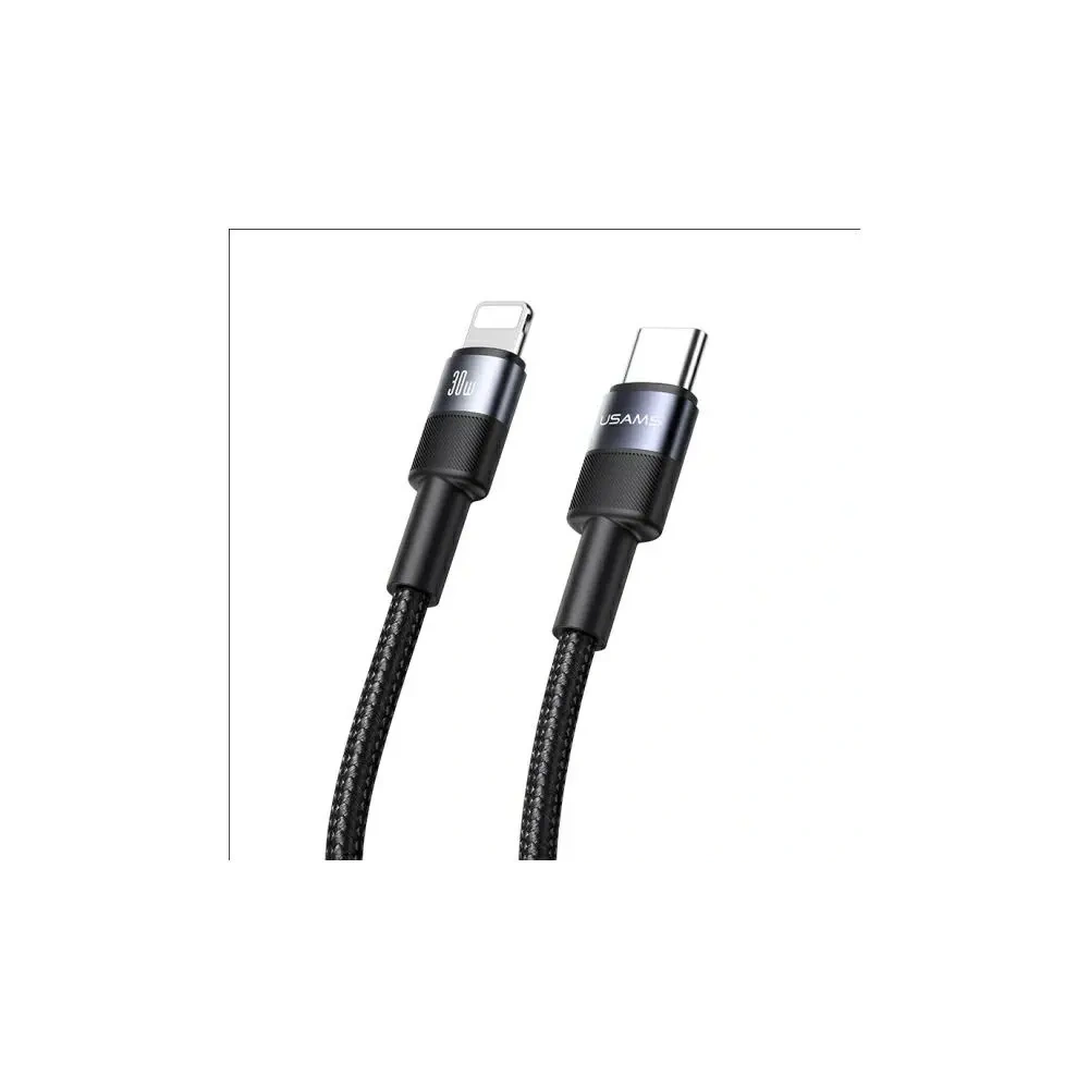Kabel USAMS US-SJ729 USB-C / Lightning 30W 1.2m Aluminum Alloy Data Cable SY Series