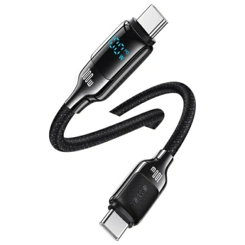 Kup Kabel USAMS US-SJ742 USB-C / USB-C 100W 1.2m Digital Display Zinc Alloy Fast Charging Data Cable HX Series - USA1218 - {ean13} - Sklep Home Screen