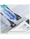 Kup Cablul USAMS US-SJ633 USB-C / USB-C 100W 2m din aliaj de aluminiu, pentru încărcare rapidă și transfer de date. - USA1220 - {ean13} - Sklep Home Screen