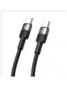 Cablul USB-C / USB-C 60W USAMS US-SJ724 1.2m Cablu de date din aliaj de aluminiu Seria SY