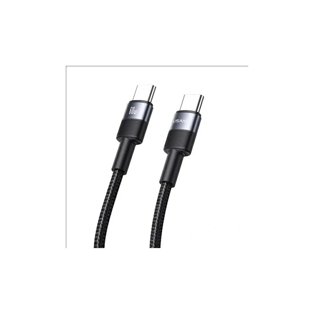 Kabel USAMS US-SJ724 USB-C / USB-C 60W 1.2m Aluminum Alloy Data Cable SY Series