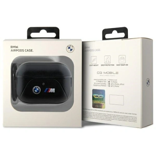 Kup Etui BMW BMAP222PVTK Apple AirPods Pro 2 (2022/2023) cover Curved Line czarny/black - BMW800 - {ean13} - Sklep Home Screen