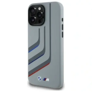 Kup Etui BMW BMHMP16X23SLIG Apple iPhone 16 Pro Max hardcase Silicone Turning Lines MagSafe szary/grey - BMW802 - {ean13} - Sklep Home Screen