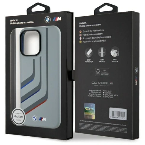 Kup Etui BMW BMHMP16X23SLIG Apple iPhone 16 Pro Max hardcase Silicone Turning Lines MagSafe šedý/grey - BMW802 - {ean13} - Sklep Home Screen