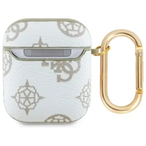 Buy Guess GUA2PG4GPH Apple AirPods 1/2 cover 4G Hook white - GUE4234 - {ean13} - Home Screen Store Europe