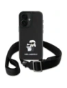 Kup Etui Karl Lagerfeld KLHCP16SSAKCPBK Apple iPhone 16 hardcase Saffiano Karl&Choupette Metal Pin CBDY Strap czarny/black - KLD21856 - {ean13} - Sklep Home Screen