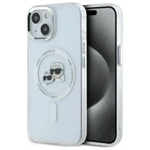 Kup Etui Karl Lagerfeld KLHMP14SHLSKCH Apple iPhone 14 hardcase IML Metal Karl&Choupette Head MagSafe biały/white - KLD21858 - {ean13} - Sklep Home Screen