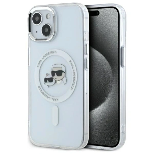 Kup Etui Karl Lagerfeld KLHMP14SHLSKCH Apple iPhone 14 hardcase IML Metal Karl&Choupette Head MagSafe biały/white - KLD21858 - {ean13} - Sklep Home Screen