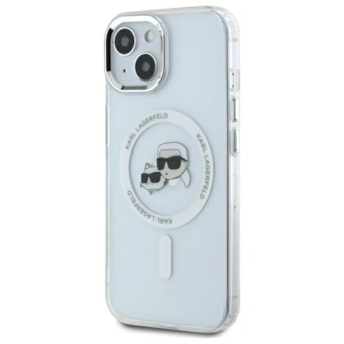 Kup Etui Karl Lagerfeld KLHMP14SHLSKCH Apple iPhone 14 hardcase IML Metal Karl&Choupette Head MagSafe biały/white - KLD21858 - {ean13} - Sklep Home Screen