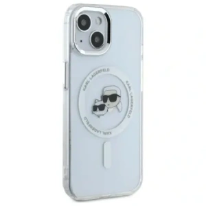 Kup Etui Karl Lagerfeld KLHMP14SHLSKCH Apple iPhone 14 hardcase IML Metal Karl&Choupette Head MagSafe biały/white - KLD21858 - {ean13} - Sklep Home Screen