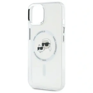 Kup Etui Karl Lagerfeld KLHMP14SHLSKCH Apple iPhone 14 hardcase IML Metal Karl&Choupette Head MagSafe biały/white - KLD21858 - {ean13} - Sklep Home Screen