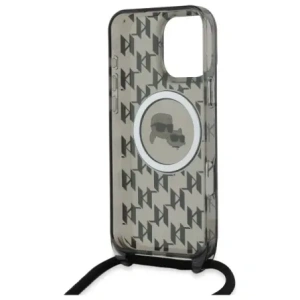Kup Etui Karl Lagerfeld KLHMP16LHCKCKLCK Apple iPhone 16 Pro hardcase IML Crossbody Monogram Karl & Choupette Head MagSafe czarny/black - KLD21859 - {ean13} - Sklep Home Screen