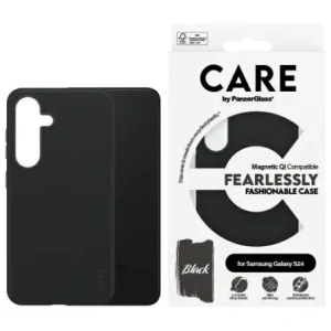 Kup CARE de PanzerGlass Fashion QI Case Samsung Galaxy S24 negru - PZG736 - {ean13} - Sklep Home Screen