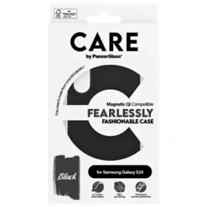 Kup CARE de PanzerGlass Fashion QI Case Samsung Galaxy S24 negru - PZG736 - {ean13} - Sklep Home Screen