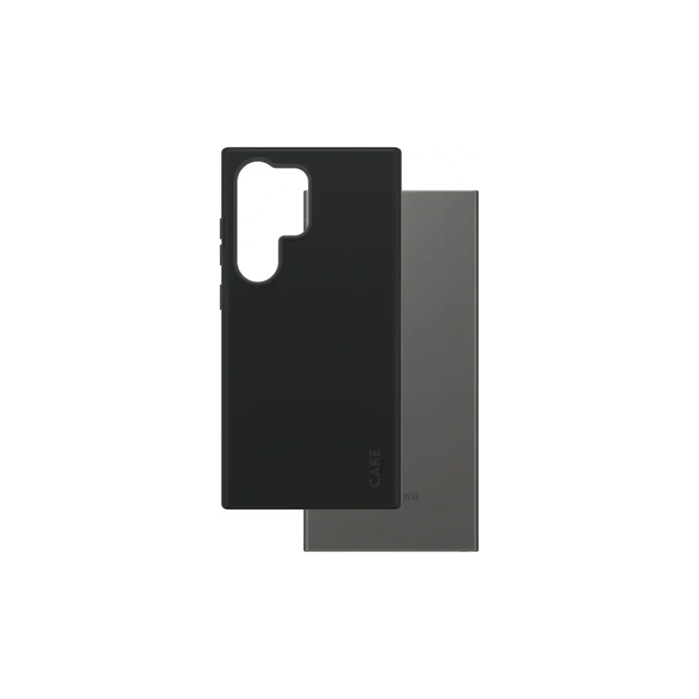 Etui CARE by PanzerGlass Fashion QI Case Samsung Galaxy S24 Ultra czarny/black