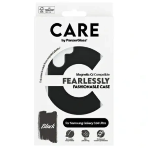 Kup CARE by PanzerGlass Fashion QI tok Samsung Galaxy S24 Ultra fekete - PZG737 - {ean13} - Sklep Home Screen