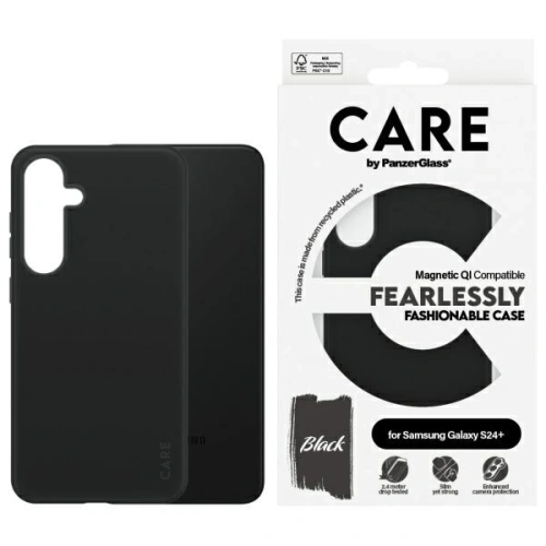 Kup CARE by PanzerGlass Fashion QI tok Samsung Galaxy S24+ Plus fekete - PZG738 - {ean13} - Sklep Home Screen