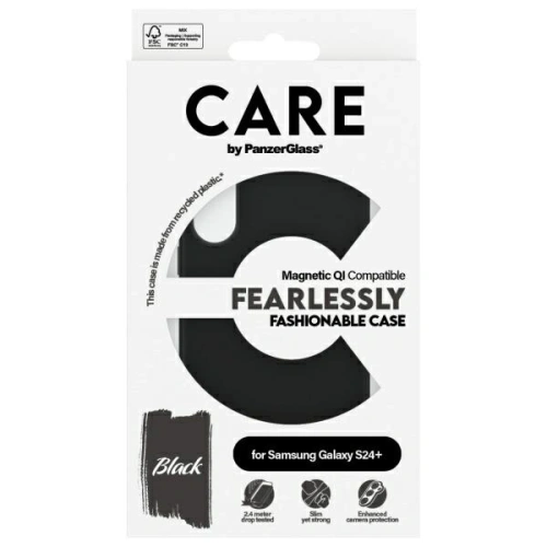 Kup CARE by PanzerGlass Fashion QI tok Samsung Galaxy S24+ Plus fekete - PZG738 - {ean13} - Sklep Home Screen