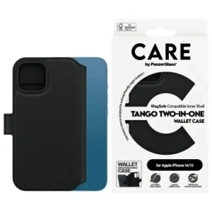 Kup Etui CARE od PanzerGlass Funkce Tango 2in1 Peněženka Apple iPhone 14 / 13 MagSafe černá/black - PZG739 - {ean13} - Sklep Home Screen