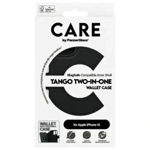 Buy CARE by PanzerGlass Feature Tango 2in1 Wallet Apple iPhone 15 MagSafe black - PZG740 - {ean13} - Home Screen Store Europe