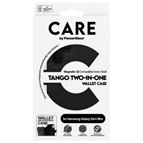 Kup CARE von PanzerGlass Feature Tango 2in1 Wallet Samsung Galaxy S24 Ultra schwarz - PZG742 - {ean13} - Sklep Home Screen