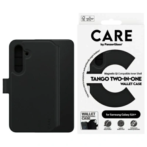 Buy CARE by PanzerGlass Feature Tango 2in1 Wallet Samsung Galaxy S24+ Plus black - PZG743 - {ean13} - Home Screen Store Europe