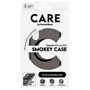Buy CARE by PanzerGlass Flagship QI Case Samsung Galaxy S24 smoke - PZG745 - {ean13} - Home Screen Store Europe
