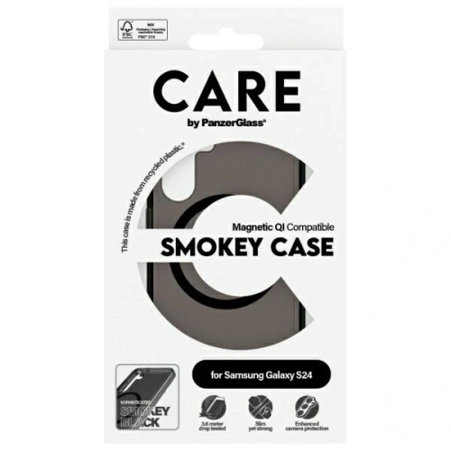 Kup Etui CARE od PanzerGlass Flagship QI Case Samsung Galaxy S24 dymný/smoke - PZG745 - {ean13} - Sklep Home Screen