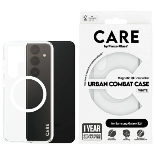 Kup Etui CARE od PanzerGlass Flagship QI Case Samsung Galaxy S24 průhledný/transparentní - PZG746 - {ean13} - Sklep Home Screen