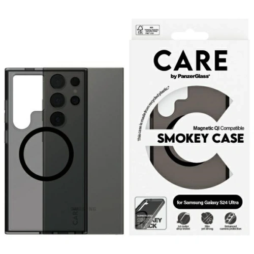 Kup CARE de PanzerGlass Flagship QI Case Samsung Galaxy S24 Ultra fum - PZG747 - {ean13} - Sklep Home Screen