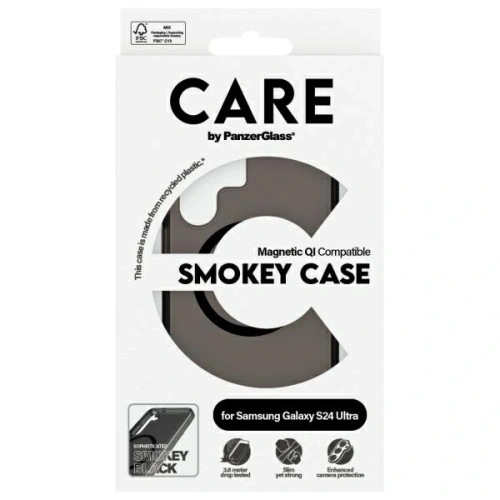 Kup Etui CARE by PanzerGlass Flagship QI Case Samsung Galaxy S24 Ultra dymny/smoke - PZG747 - {ean13} - Sklep Home Screen