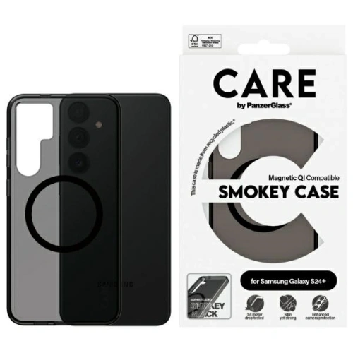 Kup CARE de PanzerGlass Flagship QI Case Samsung Galaxy S24+ Plus fum - PZG749 - {ean13} - Sklep Home Screen