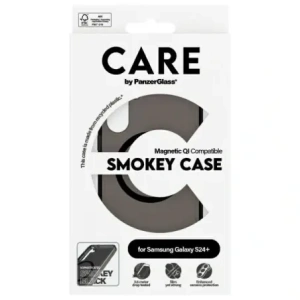 Kup Etui CARE by PanzerGlass Flagship QI Case Samsung Galaxy S24+ Plus dymny/smoke - PZG749 - {ean13} - Sklep Home Screen