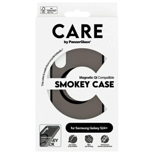 Kup CARE de PanzerGlass Flagship QI Case Samsung Galaxy S24+ Plus fum - PZG749 - {ean13} - Sklep Home Screen