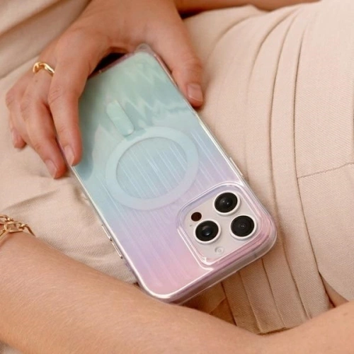 Kup Etui UNIQ Coehl Linear Apple iPhone 16 Magnetic Charging opal/iridescent - UNIQ1405 - {ean13} - Sklep Home Screen