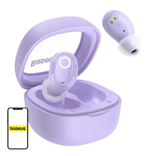 Kup Baseus căști wireless Bowie WM02 OS TWS Bluetooth 5.3 violet - BSU8903 - {ean13} - Sklep Home Screen