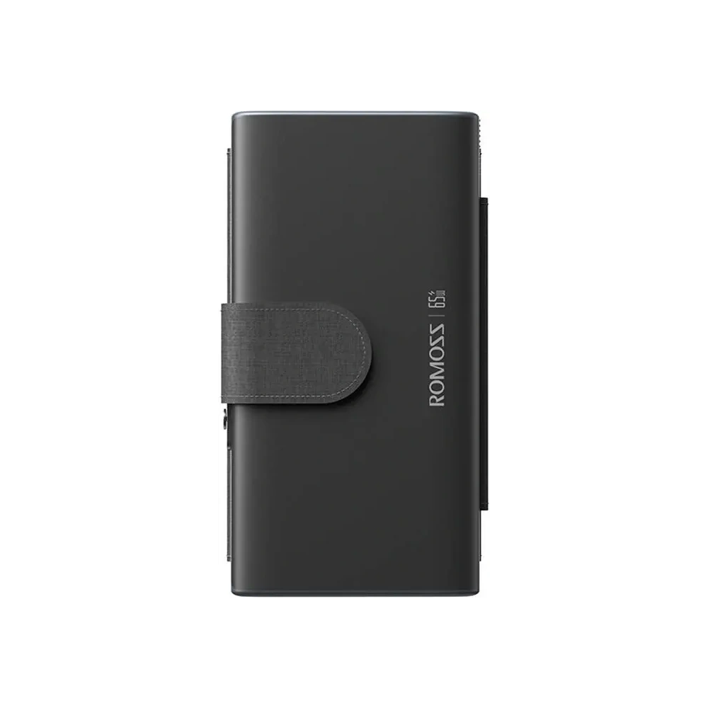 Powerbank solarny ROMOSS SPB30 30000mAh 65W (czarny)