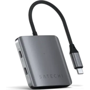Kup Satechi 4 az 1-ben HUB USB-C Adapter PD USB-C / 3xUSB-C 10Gbps, 1xUSB-C 100W PD űrszürke - STH4CPDM - {ean13} - Sklep Home Screen