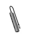 HUB Satechi 7-in-1 USB-C Slim Multiport Adapter with Ethernet USB-C / 2xUSB-A, USB-C PD, HDMI 4K, czytnik kart, Ethernet space grey