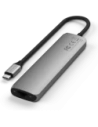 Kup Satechi 7-in-1 HUB USB-C Slim Multiport Adapter mit Ethernet USB-C / 2xUSB-A, USB-C PD, HDMI 4K, Kartenleser, Ethernet in Raumgrau - STH170 - {ean13} - Sklep Home Screen