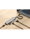 Kup Satechi 7-in-1 HUB USB-C Slim Multiport Adapter mit Ethernet USB-C / 2xUSB-A, USB-C PD, HDMI 4K, Kartenleser, Ethernet in Raumgrau - STH170 - {ean13} - Sklep Home Screen