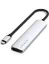 Kup HUB Satechi 6-in-1 USB-C Slim Multiport Adapter USB-C / 2xUSB-A, USB-C, 4K HDMI, czytnik kart silver - STH173 - {ean13} - Sklep Home Screen