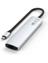 Kup Satechi 7 az 1-ben HUB USB-C Slim Multiport Adapter Ethernettel, USB-C / 2xUSB-A, USB-C PD, HDMI 4K, kártyaolvasó, Ethernet ezüst - STH175 - {ean13} - Sklep Home Screen