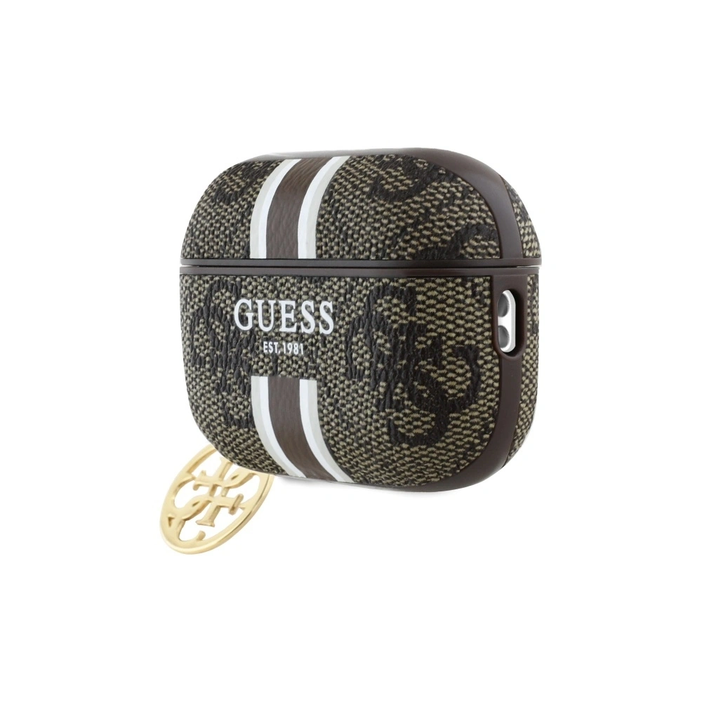 Etui Guess GUAP2P4RPSW Apple AirPods Pro 2 (2022/2023) cover 4G Printed Stripes Charm brązowy/brown