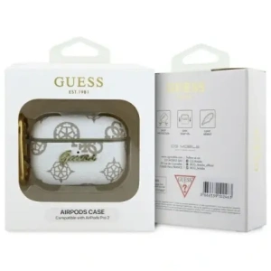 Kup Etui Guess GUAP2PG4GPH Apple AirPods Pro 2 (2022/2023) cover 4G Hook biały/white - GUE4238 - {ean13} - Sklep Home Screen